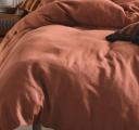 Linen House Nimes Quilt Cover Set (Rust) - Single