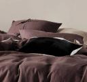 Linen House Nimes Standard Pillowcase (Espresso)