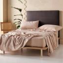 Linen House Plain Dyed Flannelette Sheet Set