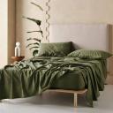 Linen House Plain Dyed Flannelette Sheet Set
