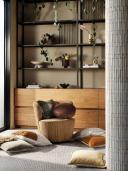 Linen House Toro Cushion in Chocolate Cushion