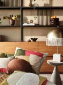 Linen House Toro Cushion in Chocolate Cushion