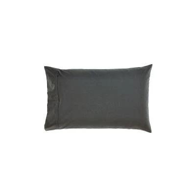 Linen House Vienna Standard Pillowcase | Charcoal