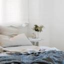Linen Sheet Set | 4 PC | Smoke Grey Double