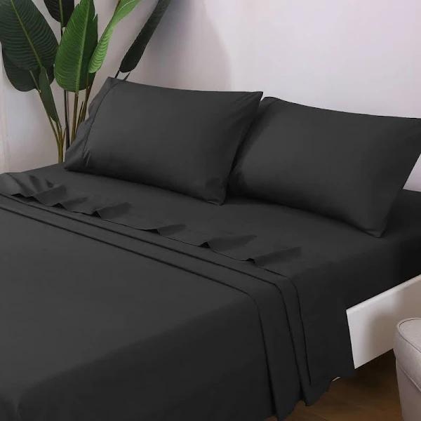 LINENOVA 300 Thread Count Cotton Blend Bed Sheet Set