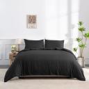 Linenova Bamboo Blend Quilt Cover Set | Australia, King / Black