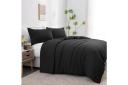 Linenova Bamboo Blend Quilt Cover Set | Australia, King / Black