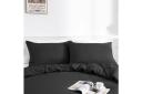 Linenova Bamboo Blend Quilt Cover Set | Australia, King / Black