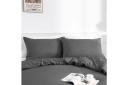 Linenova Bamboo Blend Quilt Cover Set | Australia, King / Black
