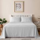LINENOVA Brushed Microfibre Striped Bed Sheet Set