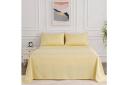 LINENOVA Brushed Microfibre Striped Bed Sheet Set