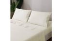 LINENOVA Cotton Blend Bed Sheet Set | Australia, King Single / Chocolate