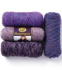 Lion Brand Homespun Yarn, Blue