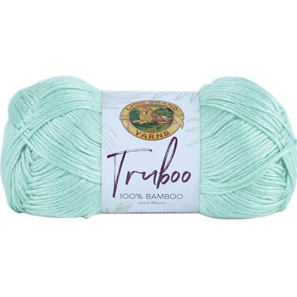 Lion Brand Truboo Yarn - Mint 3.5oz/100g