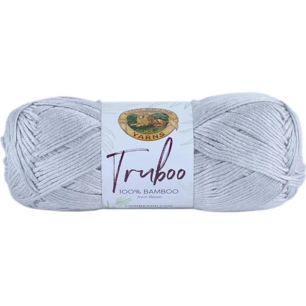 Lion Brand Truboo Yarn - Silver 100g