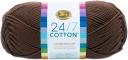 Lion Brand Yarn 761-126 24-7 Cotton Yarn, Cafe AU Lait