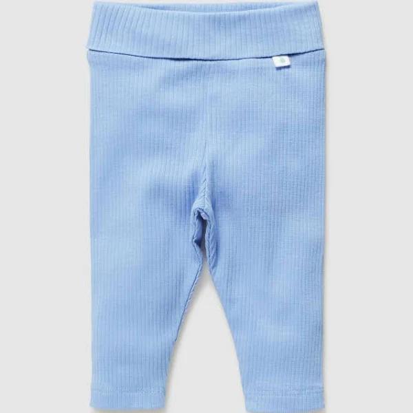 Little Green & Co - Blue Leggings - Core Rib Leggings - Babies at The Iconic