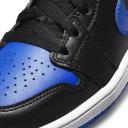 Little Kids' Air 1 Mid Basketball Shoes in Blue/Black Size 2.0 | Leather by Jordan