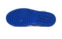 Little Kids' Air 1 Mid Basketball Shoes in Blue/Black Size 2.0 | Leather by Jordan