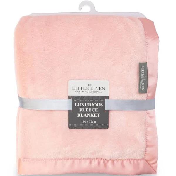 Little Linen Luxurious Blanket - Quartz Pink