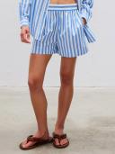 LMND - Chiara Shorts in Tranquil Blue & White