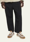 Loewe - Flow Runner in Nylon and Suede - 41 - Tan/Grey - Nylon/Suede For Man