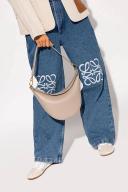 Loewe - Loewe Luna Bag in Satin Calfskin and Jacquard - White - Satin Calf For Woman