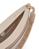 Loewe - Loewe Luna Bag in Satin Calfskin and Jacquard - White - Satin Calf For Woman