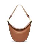 Loewe Luna Leather Shoulder Bag Brown