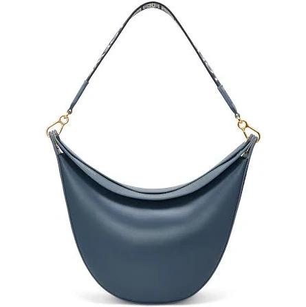 Loewe Small Leather Luna Shoulder Bag - Blue - O/S