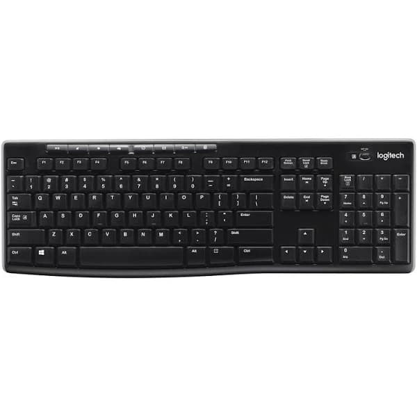 Logitech K270 Wireless Keyboard Black Belgian AZERTY