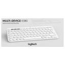 Logitech K380 Multi-Device Bluetooth Keyboard QWERTY Italian White
