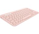 Logitech K380 Multi-Device Bluetooth Keyboard QZERTY English Pink