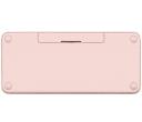 Logitech K380 Multi-Device Bluetooth Keyboard QZERTY English Pink