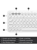 Logitech K380 Multi-Device Bluetooth Wireless Keyboard Off White