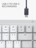 Logitech - MX Mechanical Mini For Mac WRLS Illum. KB - Pale Grey - UK EMEA