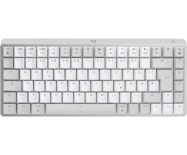 Logitech - MX Mechanical Mini For Mac WRLS Illum. KB - Pale Grey - UK EMEA