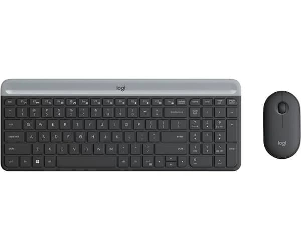 Logitech Slim Wireless Combo MK470 - Keyboard and Mouse Set - Wireless