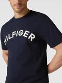 Logo Embroidery T-Shirt Blue 3XL
