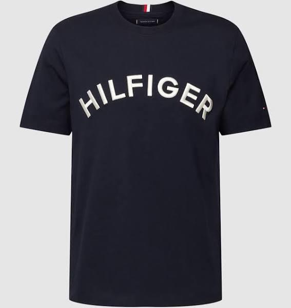 Logo Embroidery T-Shirt Blue 3XL