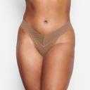 Logo Mesh Thong | Sienna