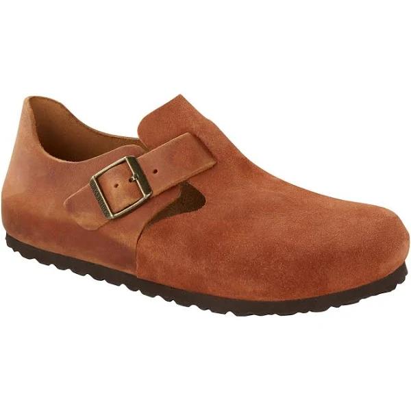 London Pecan Oiled/Suede Leather Narrow / 36