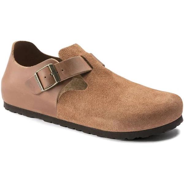 London Pecan Oiled/Suede Leather Narrow / 39