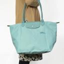 Longchamp Corn Top-Handle Le Pliage Green Large Tote One-Size