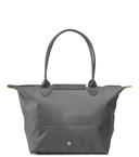 Longchamp Large Le Pliage Green Shoulder Tote Graphite