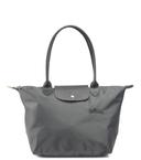 Longchamp Large Le Pliage Green Shoulder Tote Graphite