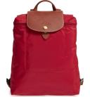 Longchamp 'Le Pliage' Backpack Deep Red