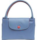 Longchamp Le Pliage Club Medium Top Handle Nylon Tote ~NIP~ Blue Mist