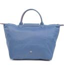 Longchamp Le Pliage Club Medium Top Handle Nylon Tote ~NIP~ Blue Mist