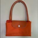 Longchamp Le Pliage Club Small Shoulder Tote Bag Orange